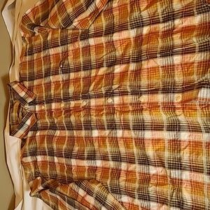 TIMBERLAND long Sleeve Plaid Men’s size 3XL 100% Cotton Loose Fit